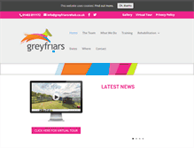Tablet Screenshot of greyfriarsrehab.co.uk